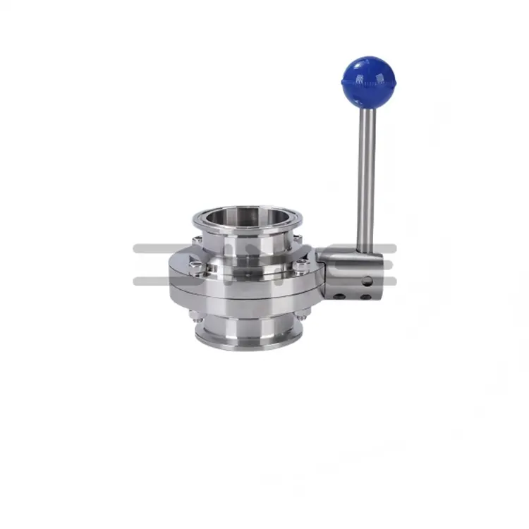 Санитарлық қысқыш көбелек клапан